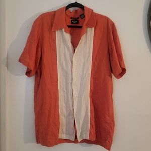 Haggar Linen Button Down XL